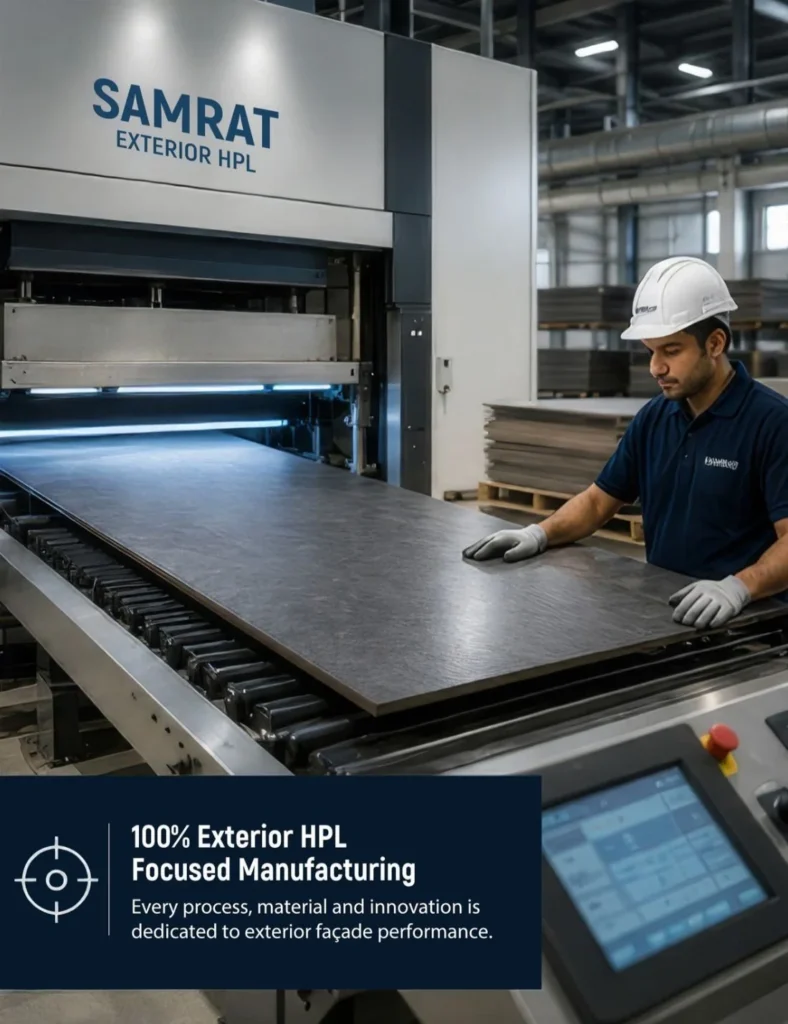 Samrat HPL manufacturing process